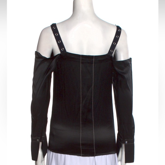 3.1 Phillip Lim Utility Collection Cold long sleeves shoulder blouse Sz xs - Picture 2 of 14